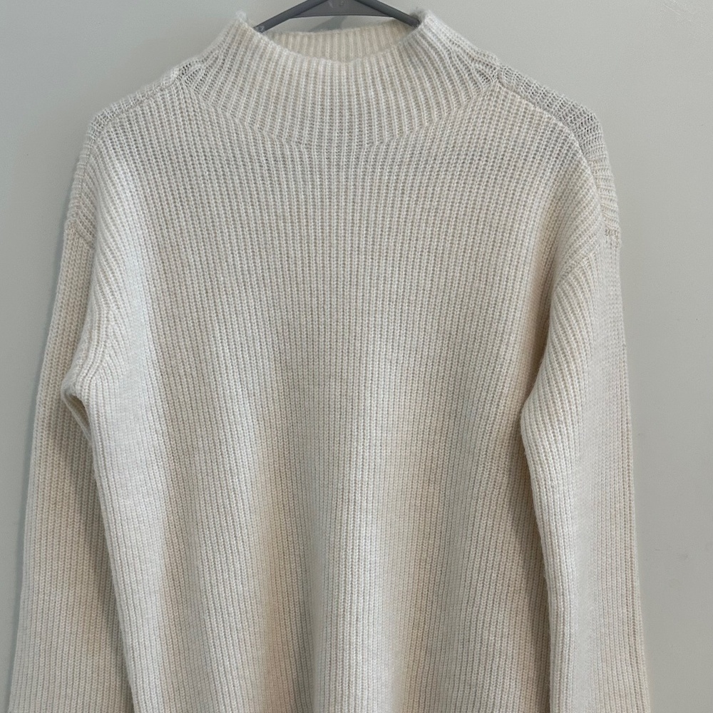 Ribbed Mock Neck Sweater